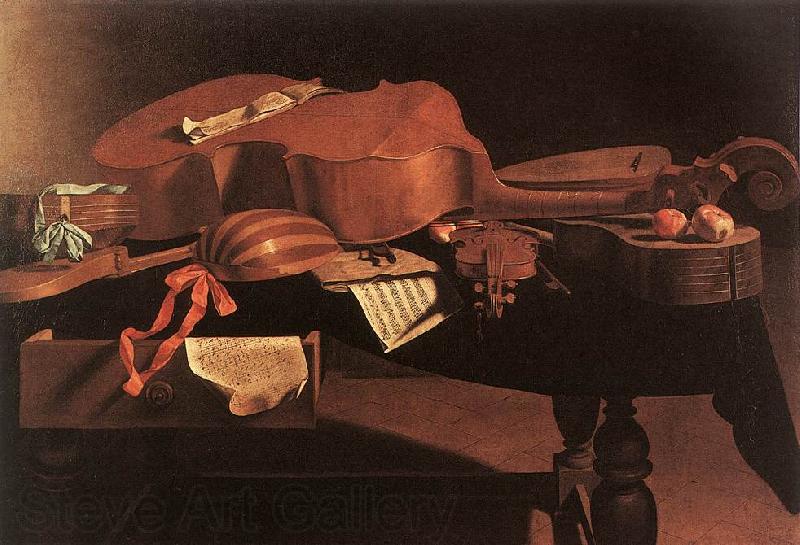 BASCHENIS, Evaristo Musical Instruments France oil painting art